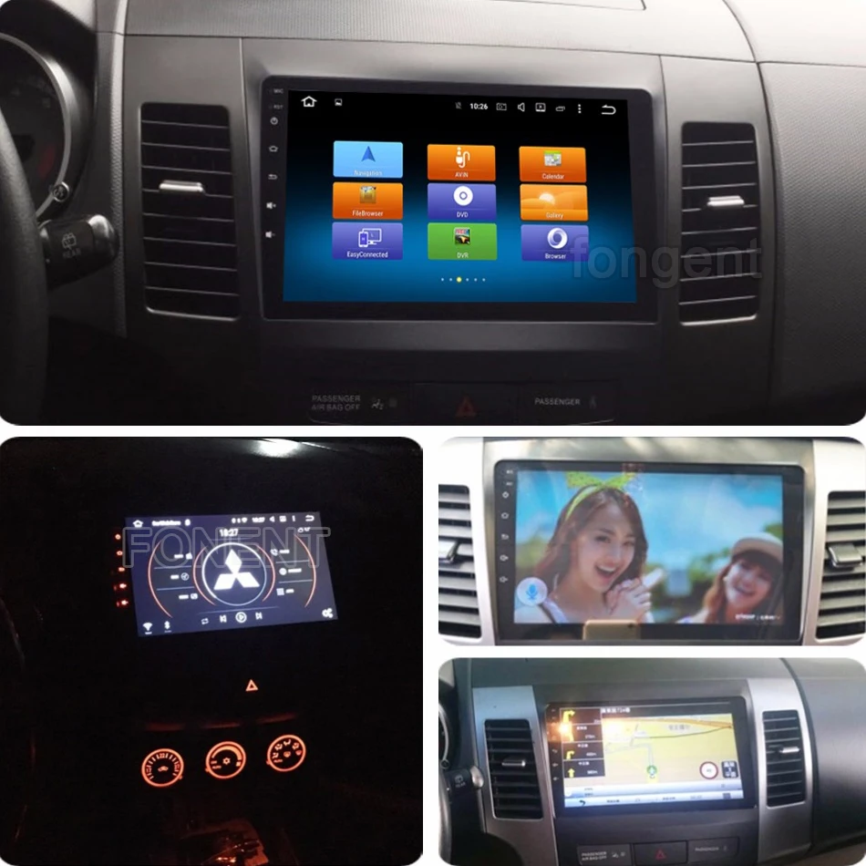 Для Mitsubishi Outlander мультимедиа 2007 2008 2009 2010 2011 автомобиль Carplay радио Android 9,0 gps Авто Радио стерео DSP автомобильный мультимедийный плеер DVR
