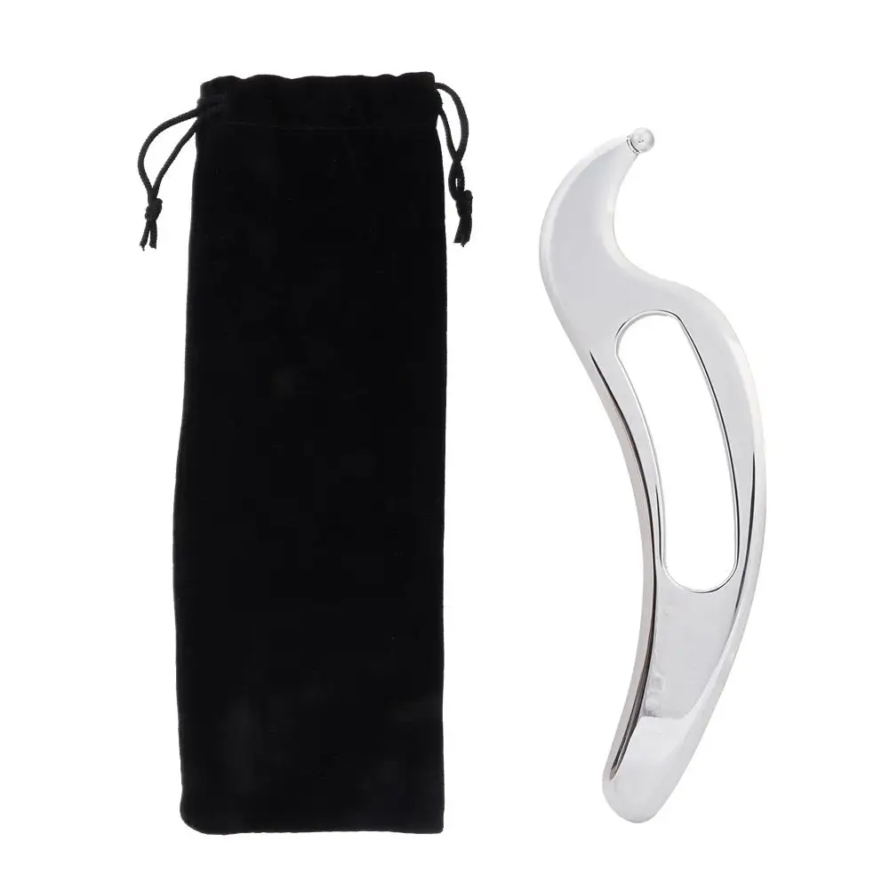Stainless Steel Scraping Plate Fascia Knife Loosening Muscle Meridian Massager 4