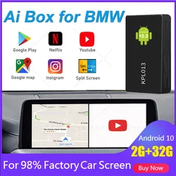Boîtier vidéo multimédia intelligent, Android 10.0, 2 go/32 go, Carplay sans fil, mirrorlink, pour voiture BMW F20, F30, I3, I8, G20, G30, nouvelle mise à niveau 