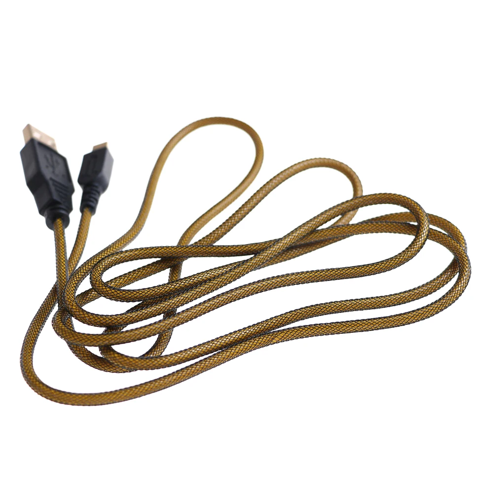 Позолоченный usb-кабель для зарядки и передачи данных, кабель для модельного кабеля для модельного ряда, 3DS, XL, 3DS, DSi, DSi, XL, 2DS, синхронизация, зарядное устройство