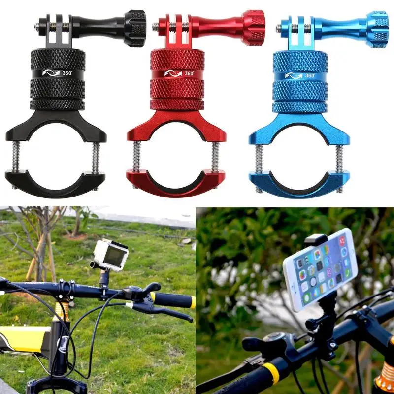 Алюминиевый сплав велосипед Мотоцикл Руль держатель зажим для Gopro