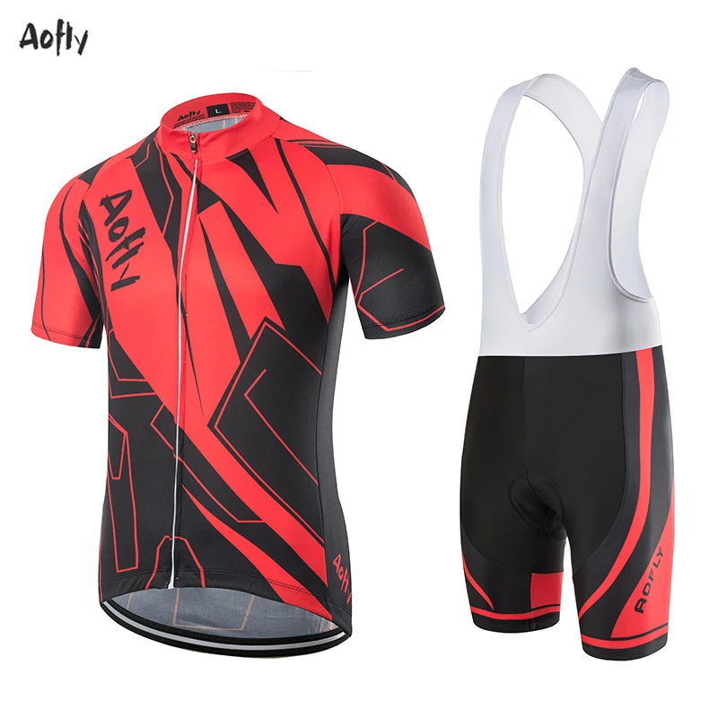 

2020 Summer New Men Stripes Riding Short Sleeve Cycling Jersey Suits MTB BICYCLING Pro Team Triathlon Breathable Quick-drying