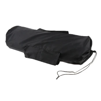 

Dustproof Waterproof Drawstring Sack Bag with Side Pockets & Strap for Storing Folding Camping Mat Yoga Mat Picnic Mat