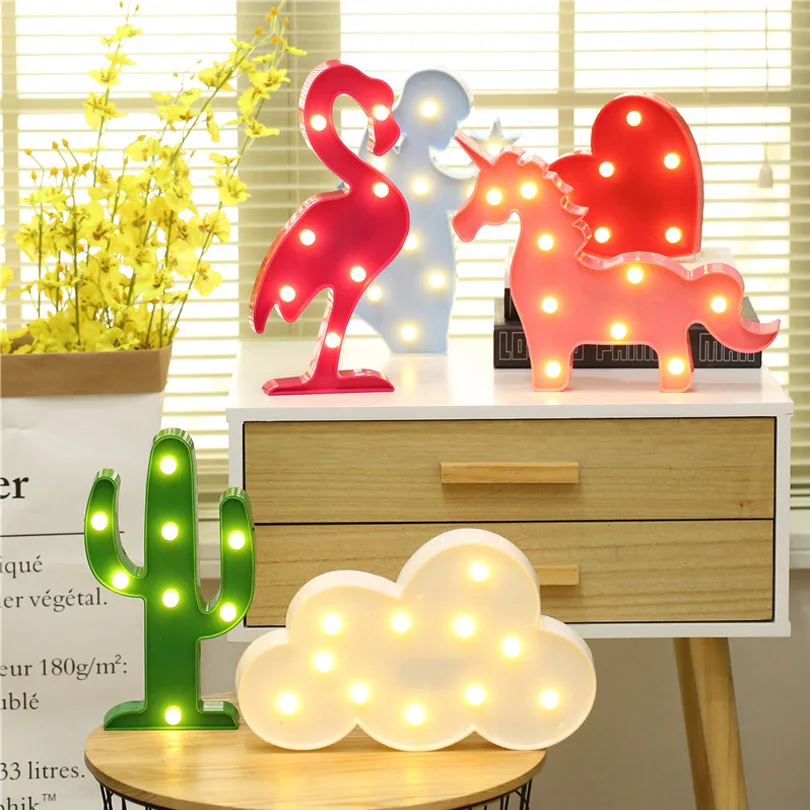 Flamingo night light