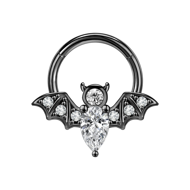 Nose Piercing Ring Nase Septum Piercing Ring Titanium Steel Nariz Piercing Ear Cartilage Tragus Goth Piercing Nez Opal