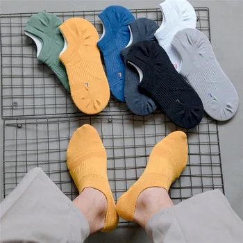 

Men Sock 2020 Spring Fashion Ankle Socks For Men No Show Invisible Color Cotton Socks Man Summer High Quality Socks Men