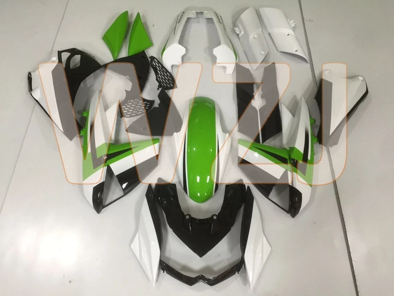 Для Kawasaki Z1000 2012 Набор для всего тела Z 1000 12 13 Зеленый Белый Черный ABS обтекатель Z1000 2010-2013 STREET EDITION тела Наборы