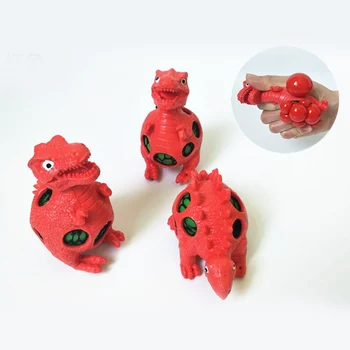 

Random Dinosaur Grape Ball Sensory Decompression Tool Mesh Adults Kids Fidget Squeeze Toys Stress Relief Kill Time Cute Gift