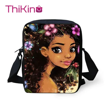 

African Baby Girl Design Crossbody Bags Mini Purse for Kids Shoulder Messenger Bag Phone Bag Shopping Bags Mochila Infantil