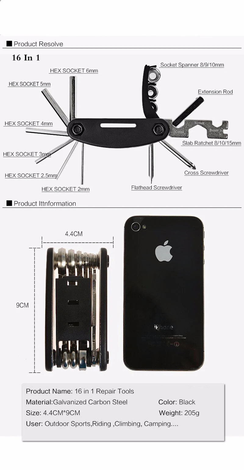 Multi Bicycle Repair Tools Set_2