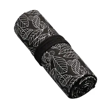 

Portable Canvas Pen Bag Large Capacity Rolling Pencil Case Roll Wrap Pencil Holder Pen Pouch Storage Organizer