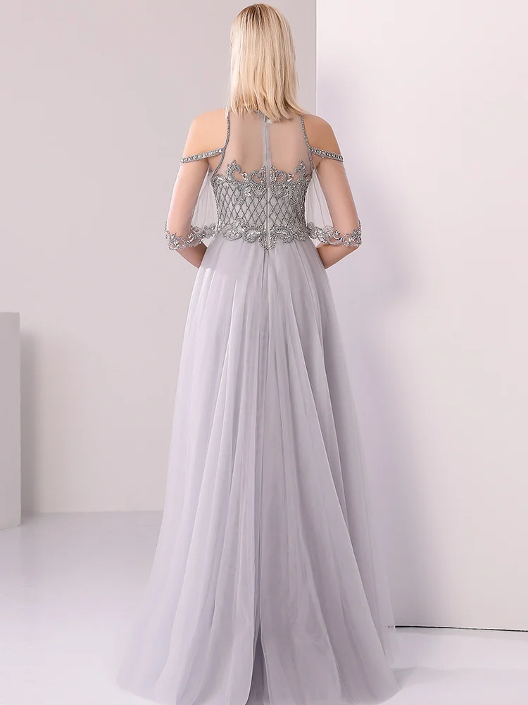 new arrive evening dress long style pink color fashion dress evening dresses evening wear