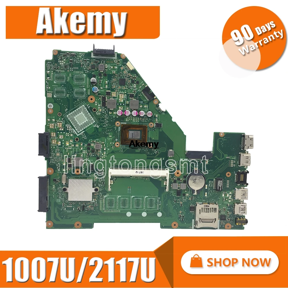 

Akemy X550CC Laptop motherboard for ASUS X550CA X550CL R510C Y581C X550C A550C original mainboard 0GB-RAM 1007U/2117U CPU