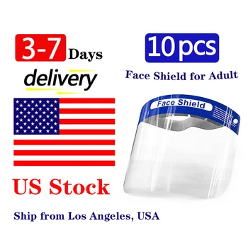 

Transparente Adult Full Face Shield Health Protective US Stock Fast Delivery
