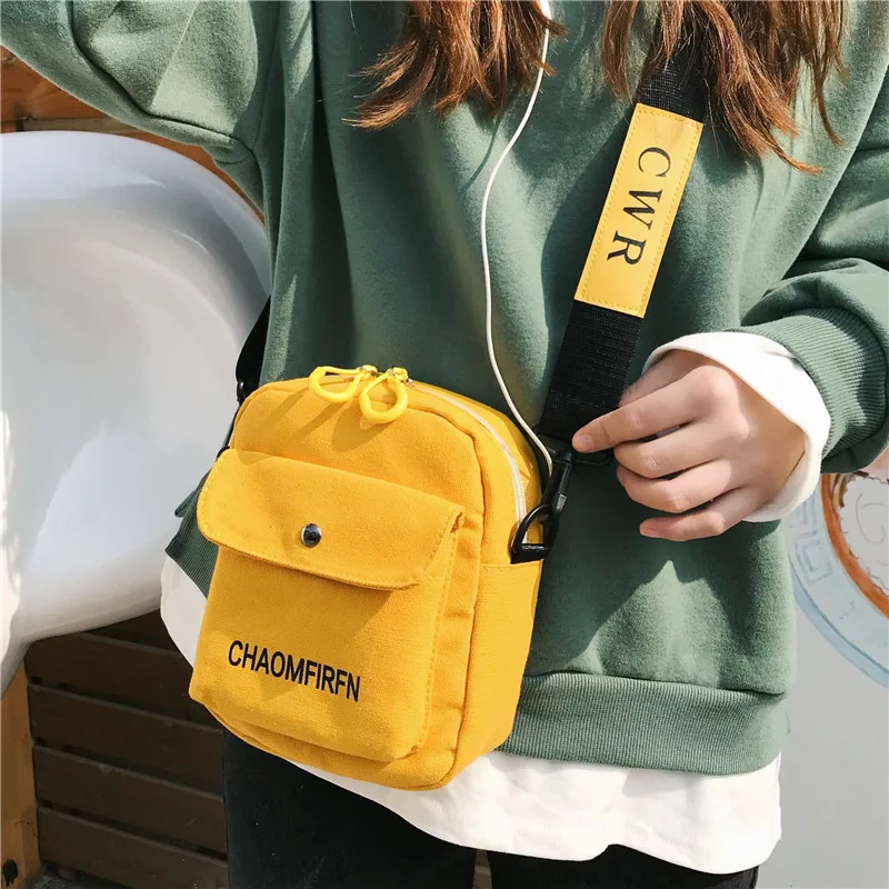 

INS Super Fire Japanese And Korean Style New Style Cross-body Phone Bag Japanese-style Simple Casual Literature And Art One-Shou