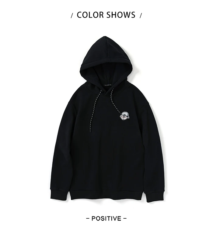 SEMIR Lovers sweatershirt для мужчин зима новая свободная одежда с капюшоном плюс бархатный тренд хлопок длинный рукав повседневные толстовки для мужчин