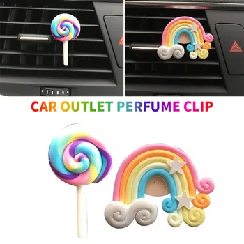 

Air Outlet Perfume Clip Auto Perfume Clip Fashion Car Perfume Clip Decoration Aromatherapy Freshener Diffuser Lollipop Portable
