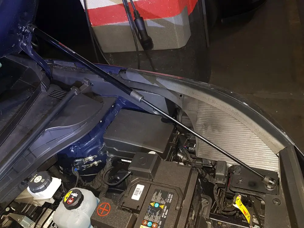 For Skoda Enyaq IV 2021 2022 2023 2024 2025 Front Hood Bonnet Gas Struts Modify Shock Damper Lift Supports Absorber Rods Spring - 34 - View #2