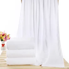 Толстый хлопок банное полотенце Белый Салон красоты, магазин chuang jin 800 г 80*180 отель взрослый Большое банное полотенце