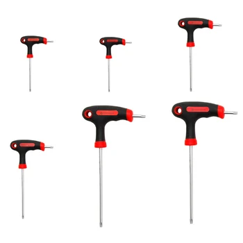 

High Quality T-Handle Grip Torx & Hex Allen Key Screwdriver Driver Tool T10/15/20/25/30/40