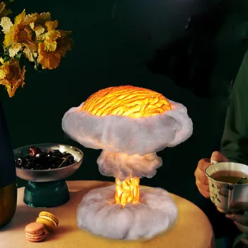 

Simulation explosion mushroom cloud Desk Lamp LED table lamp stepless dimming eye protection reading art table lamp