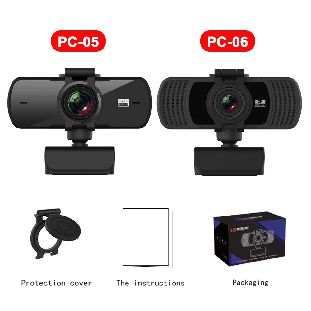 Webcam 1080p Full Hd 2k Web Camera Auto Focus With Microphone Web Cam For Pc Computer Mac Laptop Skype Youtube Usb Camera Web Zmse Shop
