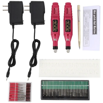 

Engraving Pen Set Metal Glass Carving Tool Kit Ceramic Plastic Wood Jewelry Rock Egg Surface, Artist Beginner, Etc US Plug