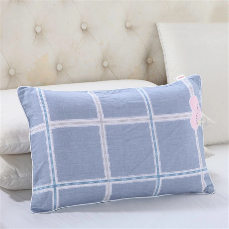 High Quality Cartoon Pillowcase Cotton Children Bed Pillow Cover 38*58cm Latex Memory Pillowcase Baby Comfortable Pillow Cover