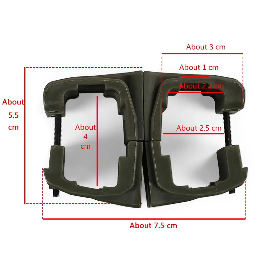 Tactical Gun Rifle Dual Magazine Coupler for MP7 Clip Connector Airsoft Military Mag Clamp Parallel Link Speed Loader