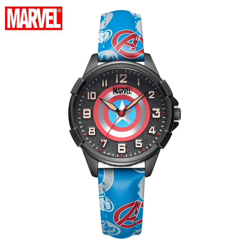 Часы кварцевые с героями мультфильма мстители из Marvel|Детские часы| |