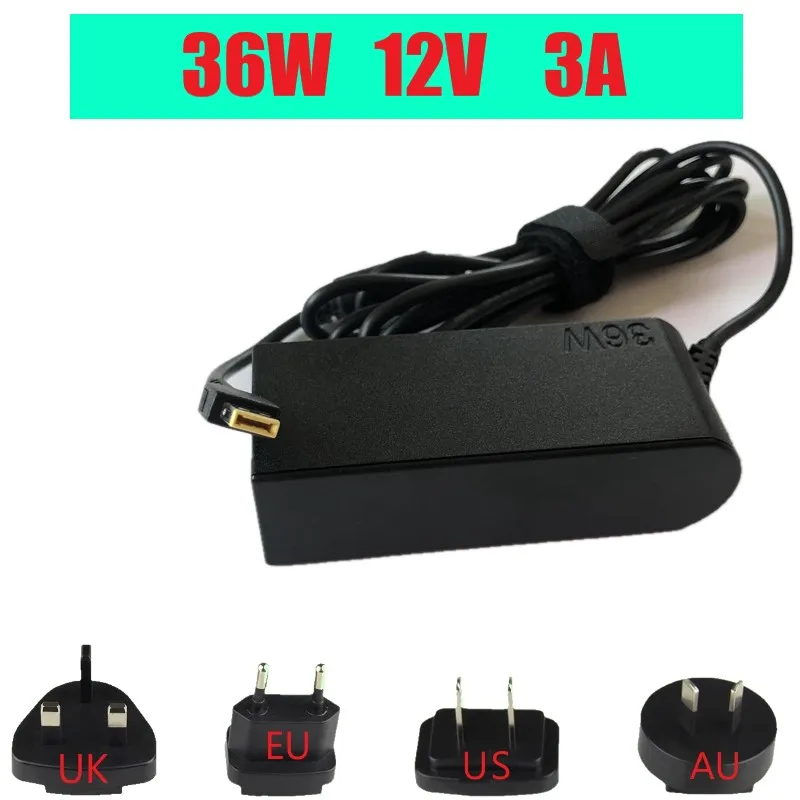 

12V 3A 36W Laptop AC Power Adapter for Lenovo tablet charger 4X20E75063 4X20E75067 ADLX36NCC2A ADLX36NDT2A ThinkPad 10 Helix 2