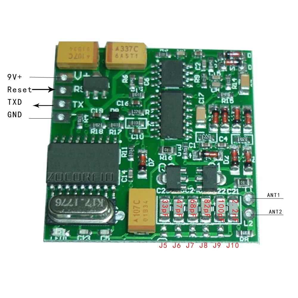 134.2KHZ Animal Tag Reader Module TTL Output AGV RFID FDX-B FDXB ISO11784 Long distance