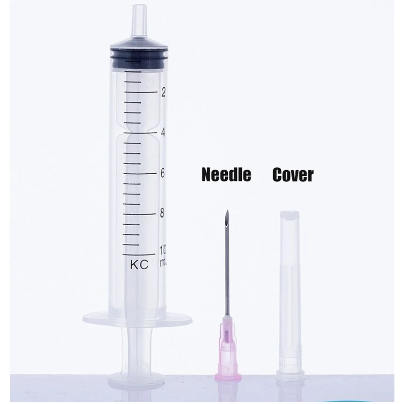 50pcs 1ml Disposable Plastic Veterinary Syringe With Needles For Pet Farm Animal Cat Dog Pig Cattle Sheep Horses 2ml 5ml 10ml