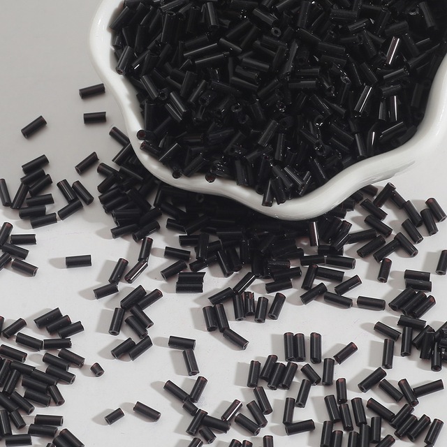 2x7mm Austria Crystal Tube Glass Beads Spacer Seed Beads For Jewelry Making DIY Necklace Bracelet