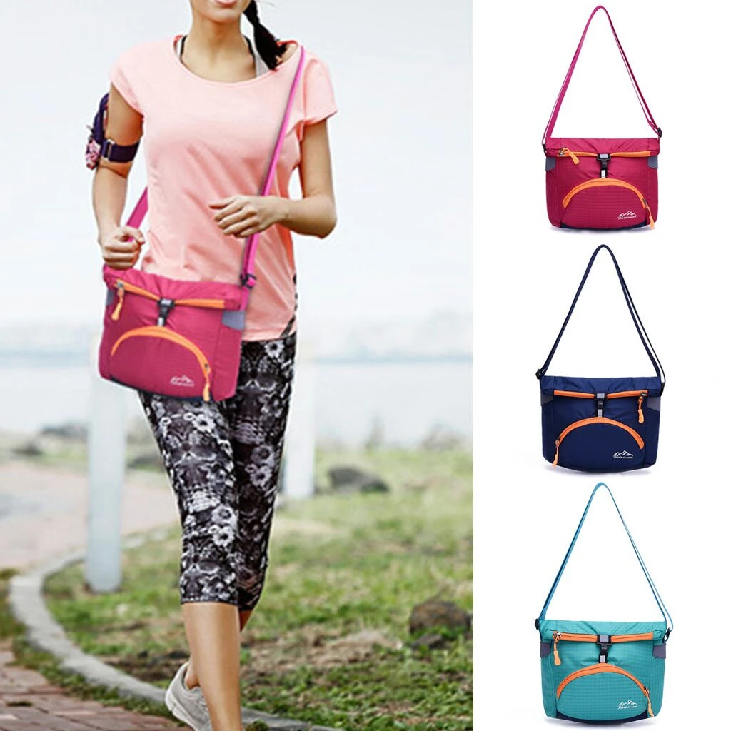Unisex fashion outdoor folding water repellent nylon bag Fold  Zipper Water Repellent School Rucksack Shoulder Bag Coin Bag 820