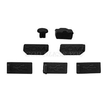 

7pcs USB HDMI Dust Plug Cover for Xbox One X Gaming Console Dust Proof Cap Kits Drop Shipping
