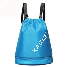 XARKE сумка для плавания с обувью для хранения для мужчин и женщин водонепроницаемый рюкзак спортивная комбинированная сумка для сухих и влажных вещей фитнес бассейн пляж