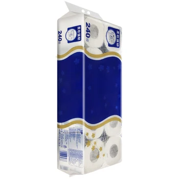 

Tough Tissue Bathroom 10 Rolls/Pack Toilet Paper Household Skin-friendly Super Absorption Skin Friendly