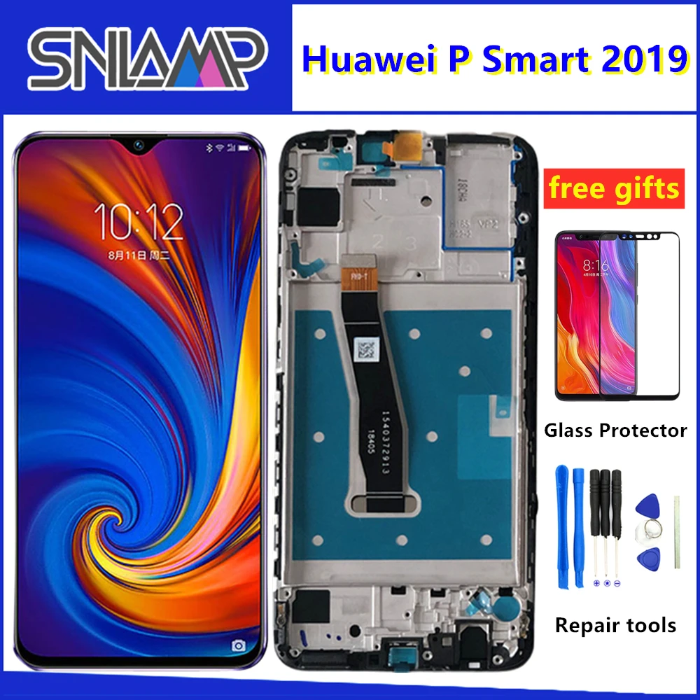 Оригинальный дисплей для huawei P Smart 2019 ЖК с сенсорным экраном дигитайзер POT LX1 L21 LX3