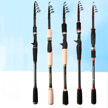 

For Fishing New Section Carbon Fiber Telescopic Rod 3.6M/3.9M/4.5M/4.8M/5.4M/5.7M/6.3M Wear Resistant Winter Fishing Tackle