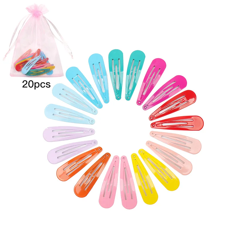 3 1 Pack Sweet Candy Color Hair Clips for Baby Girls Cartoon Printed Hairpins Princess Hairgrips Party Kids Girls Hair Accessories - Цвет: 3