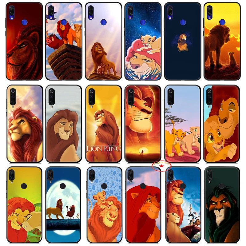 Мягкий силиконовый чехол lion king для Xiaomi Redmi Note 8 7 6 5 Pro 4x 5A |