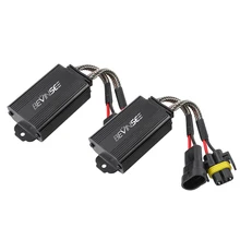Bevinsee 12V H11 H8 H9 Led Koplamp Decoders Fout Gratis Anti Flicker Weerstand Canceller Decoders Kabelboom Adapter
