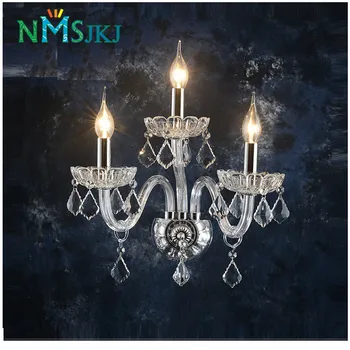 

Wall Sconce Lighting European-style Wall Lights Lamp Bedside Lamp Crystal Lamp Wall Sconce Bedroom Stairs Living Room
