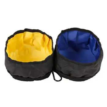 

OOTDTY Collapsible Dog Bowl Foldable Travel Dog Tableware for Food and Water Feeding