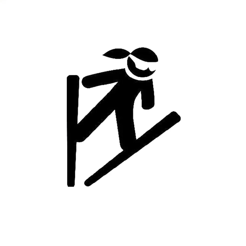 ski skiing Car Sticker Decal snow board Sports Lover waterproof decals Styling Accessories Window Decor AL498 | Автомобили и