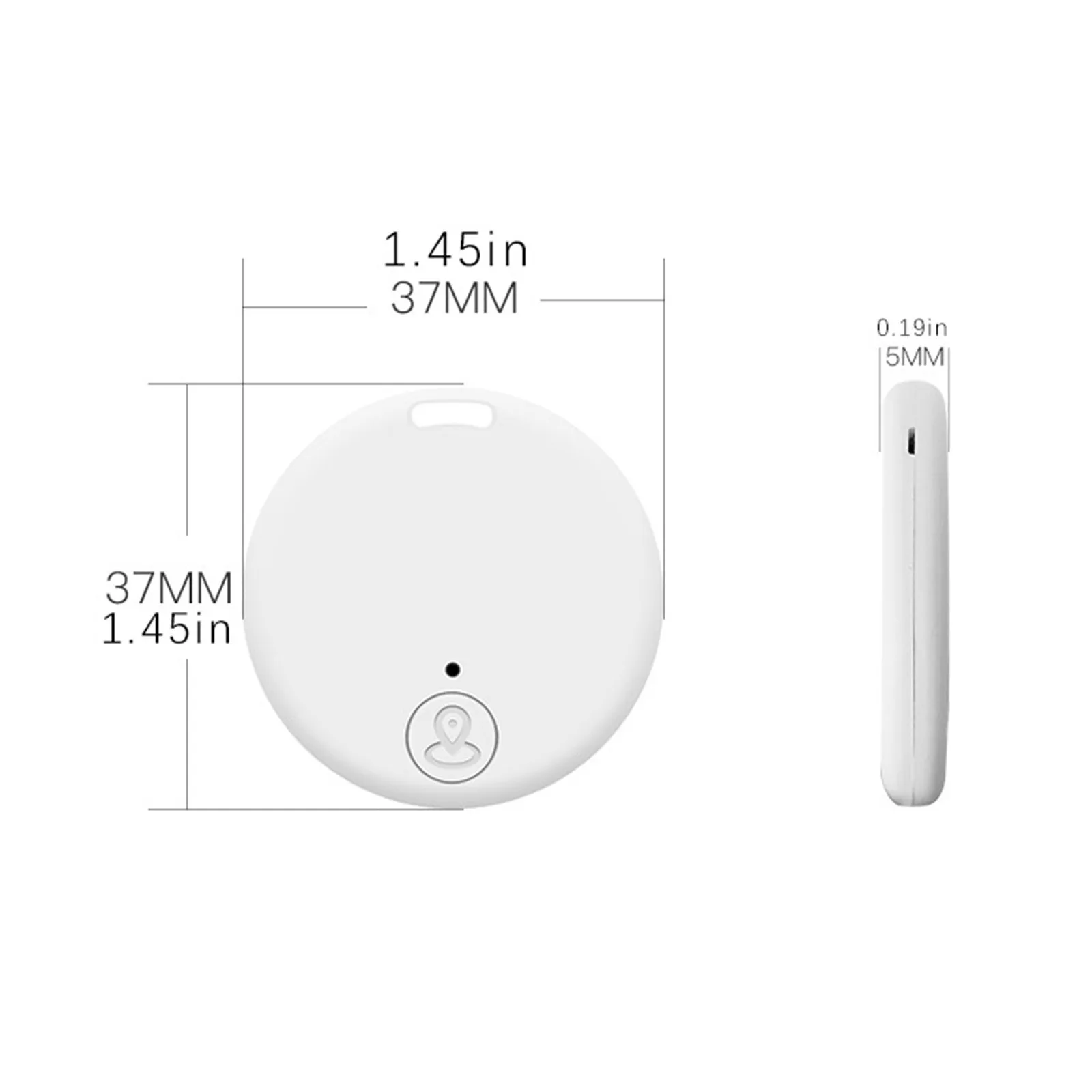 Smart Mini Bluetooth GPS Tracker Kids Pets Wallet Tag Keys GPS Locator Alarm Realtime Finder Keyfinder Vehicle anti-lost Device gps locator,key finder,anti lost tracker,anti lose tracker,item locator,anti lost locator,key chain locator