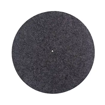 

1L 105 Turntable Platter Wool Mat Calibration Reduce Noise Dis Phonograph Parts PXPF