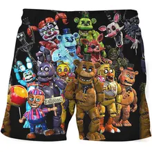 Pantalones cortos con estampado 3D para niños y niñas, de alta calidad, holgados y cómodos, con dibujos animados de anime, novedad de verano