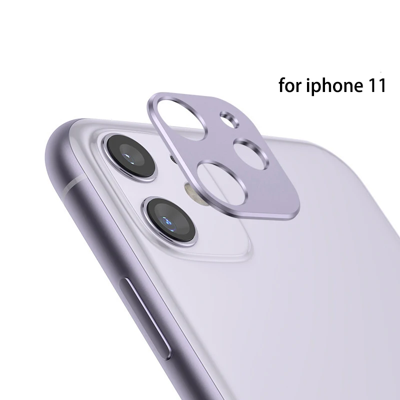 Защитная крышка для камеры для iPhone 11 Pro Max металлическое защитное кольцо для iPhone 11 11Pro Задний защитный чехол для камеры - Цвет: 8